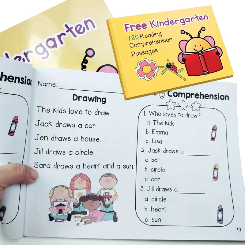 Reading Comprehension  Kindergarten Using Sentences Pictures and Questions