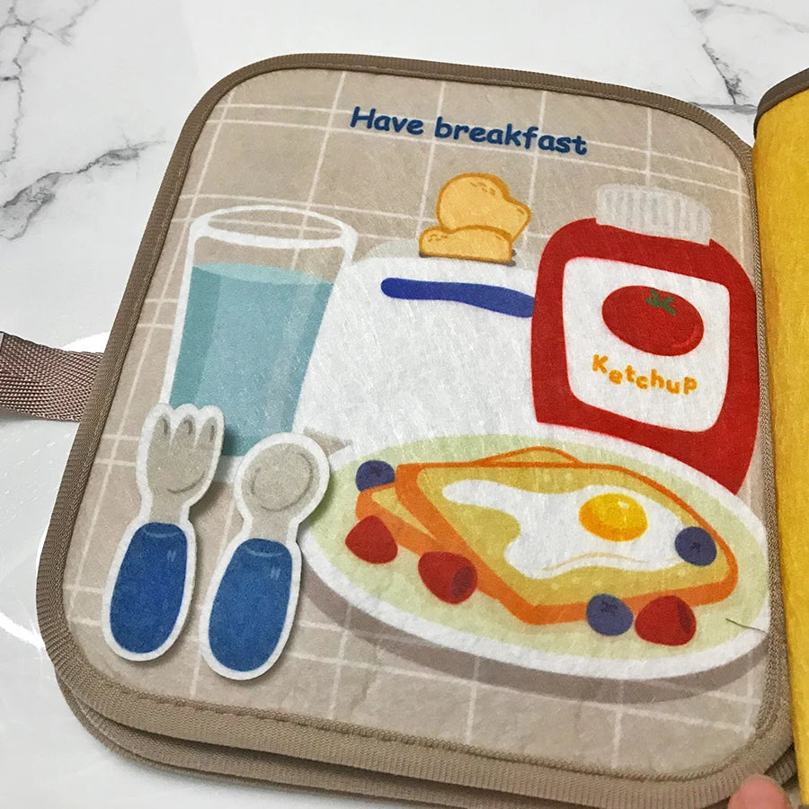 Early Education Interactive Cognitive Cloth Books