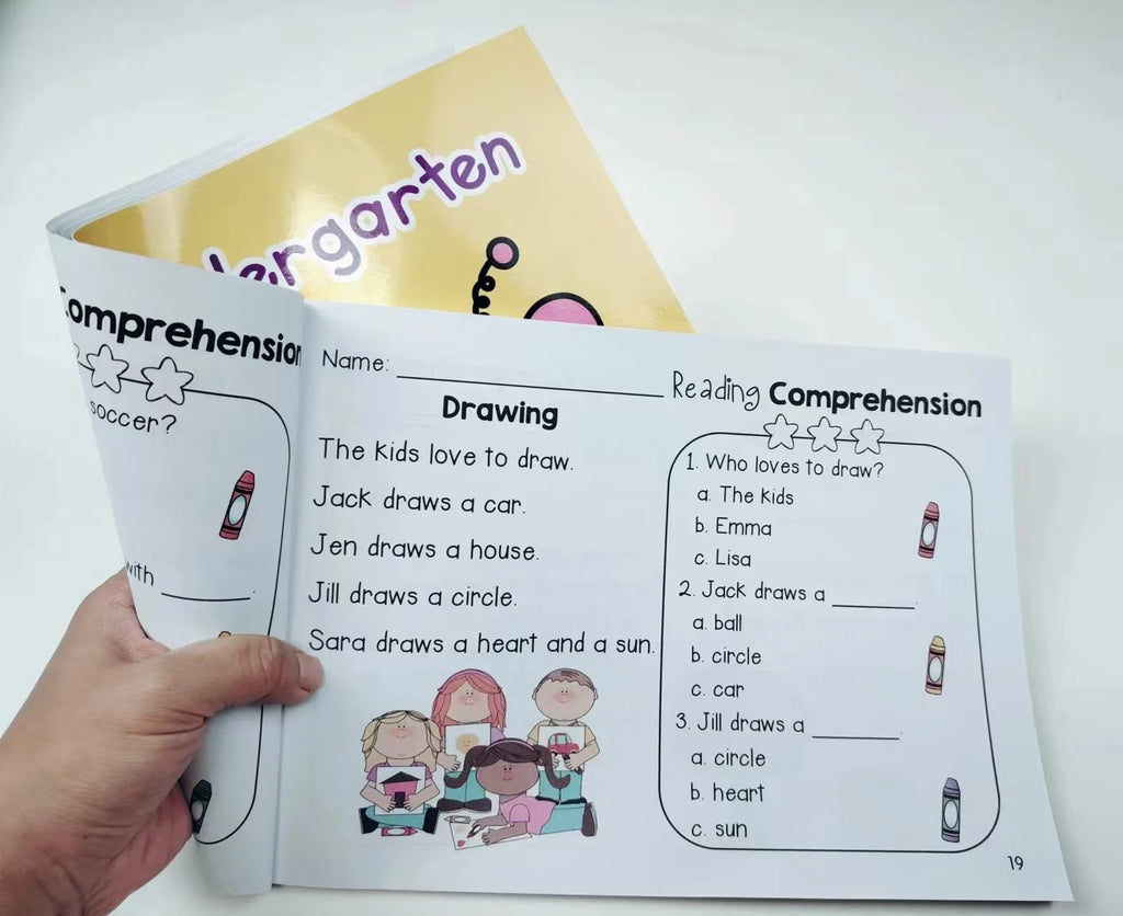 Reading Comprehension  Kindergarten Using Sentences Pictures and Questions