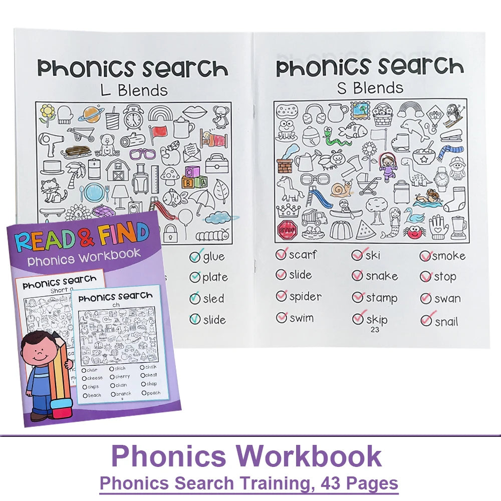 Read And Find Phonics Workbook