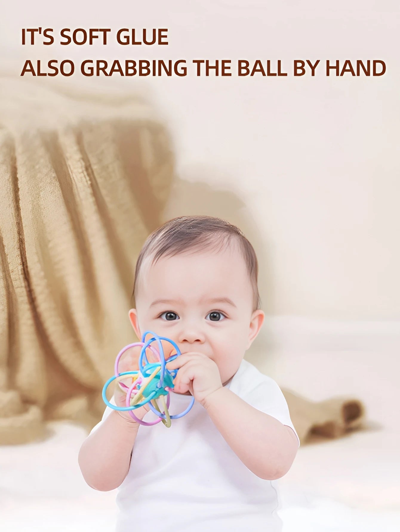 Teether grinding ball