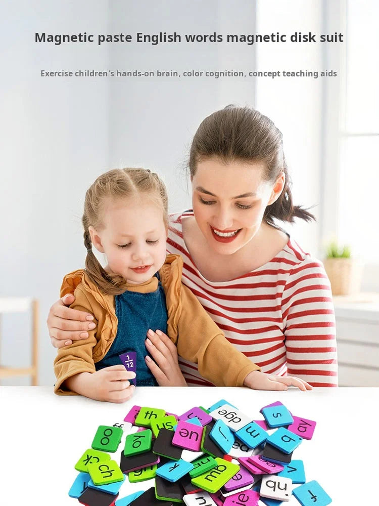 Magnetic Phonics Tiles Alphabet Set