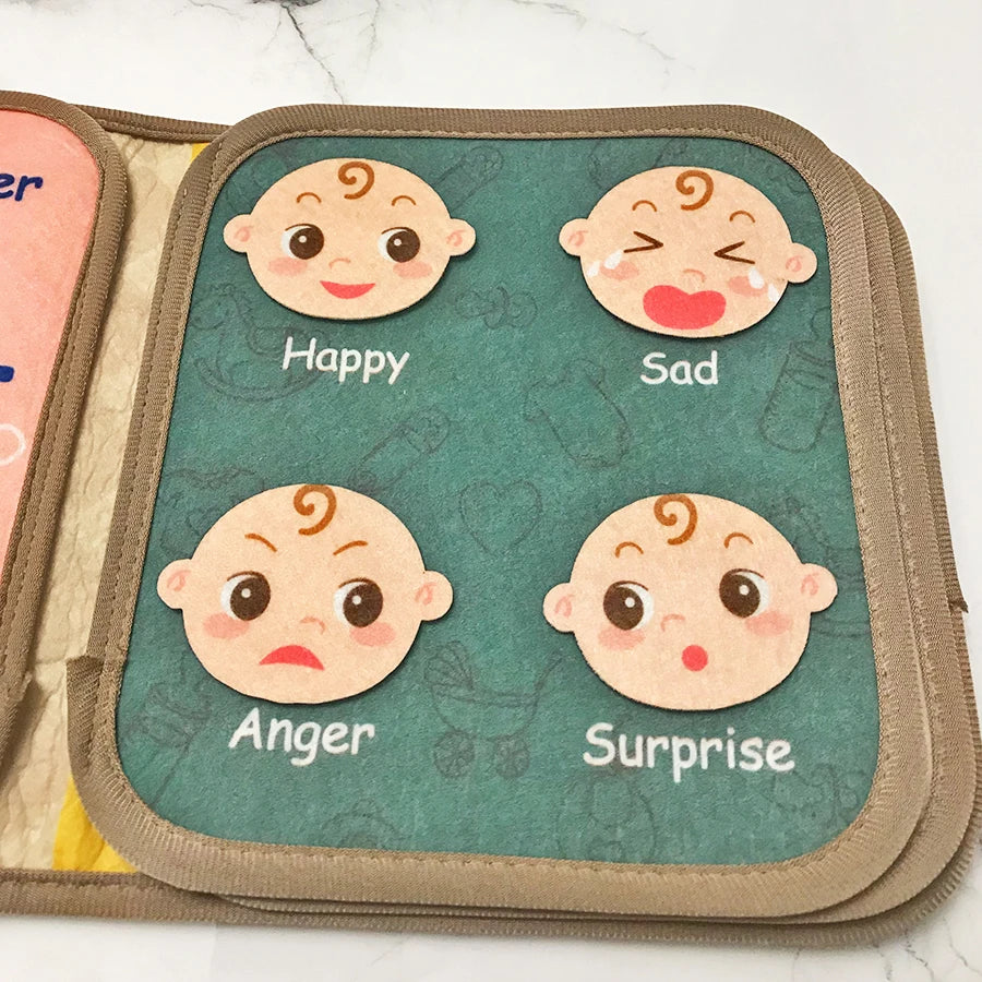 Early Education Interactive Cognitive Cloth Books