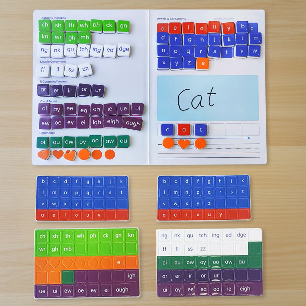 Magnetic Phonics Tiles Alphabet Set