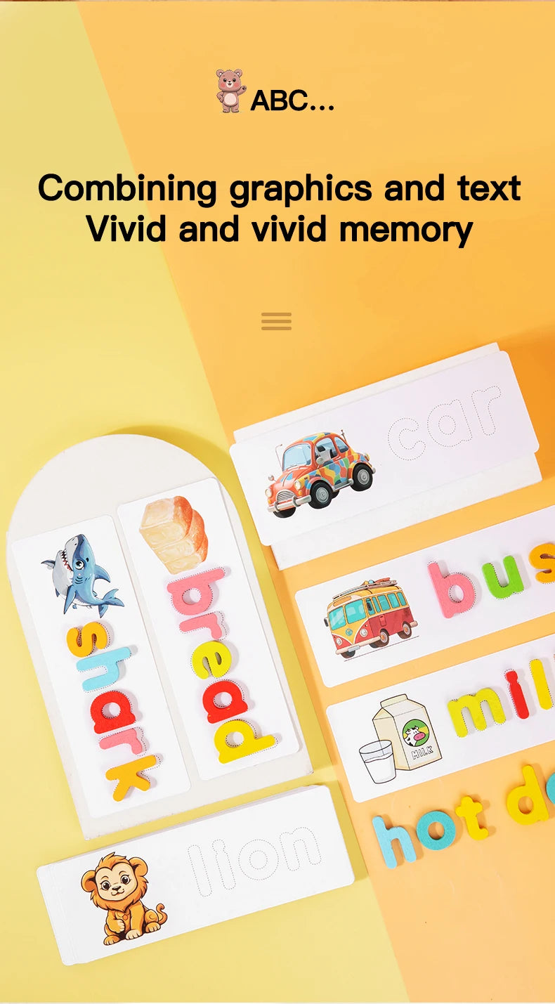 See & Spell Learning Puzzle