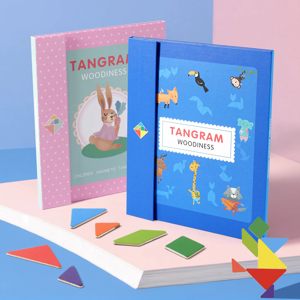 Magnetic Tangram Puzzle Book