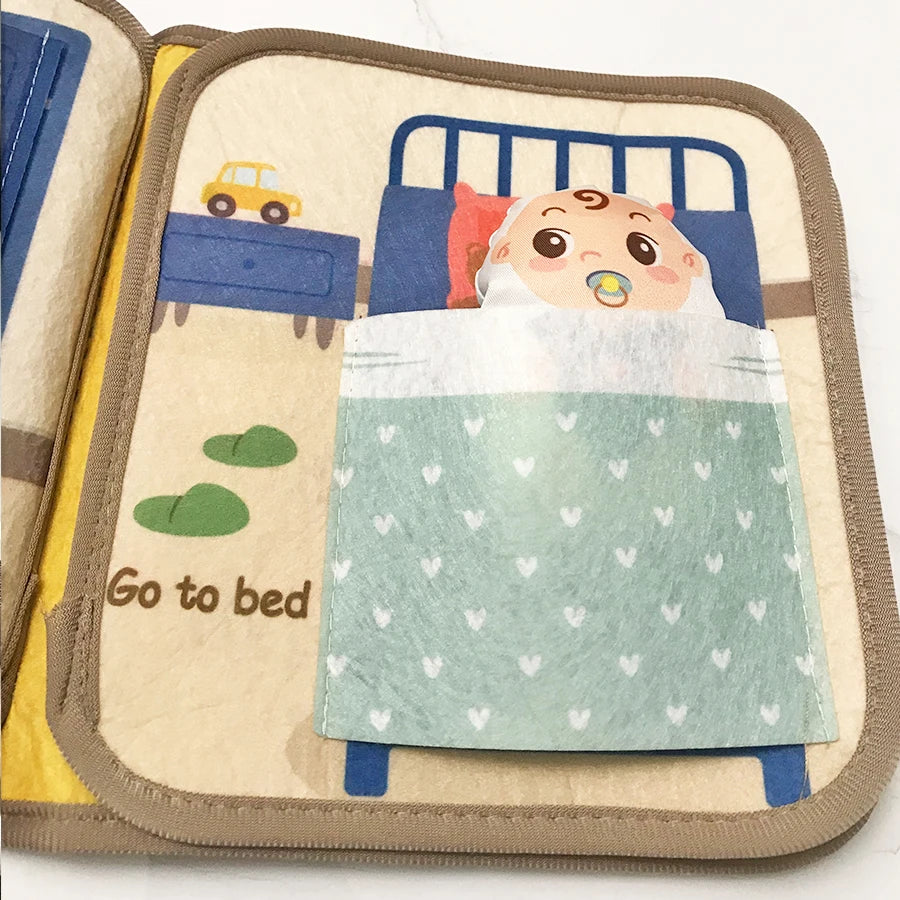 Early Education Interactive Cognitive Cloth Books