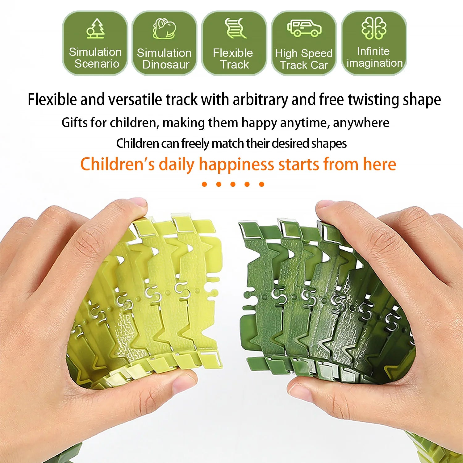 Children Electric Magic Climbing Dinosaur Track Toy Engineering Car Kids Track Car Train Toys for Children Birthday Gift
