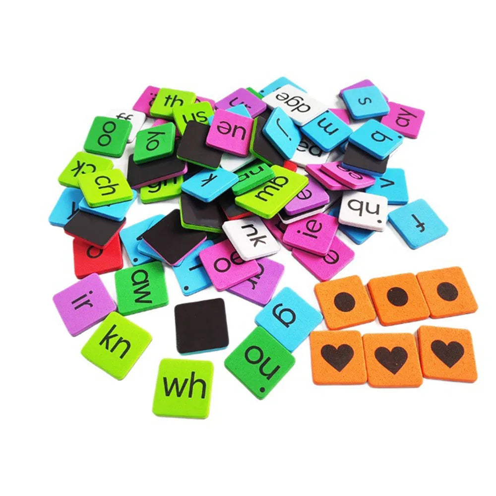 Magnetic Phonics Tiles Alphabet Set