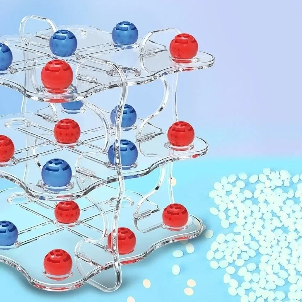 3D TIC-TAC-TOE Game and Interactive Chess Board Strategy Board Games