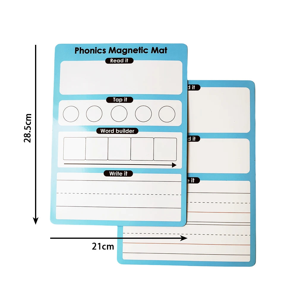 Magnetic Phonics Tiles Alphabet Set