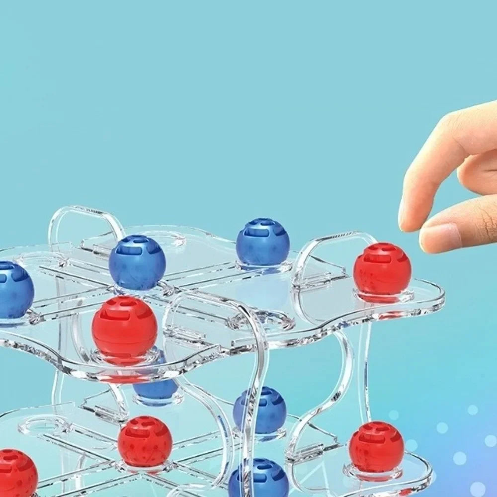 3D TIC-TAC-TOE Game and Interactive Chess Board Strategy Board Games