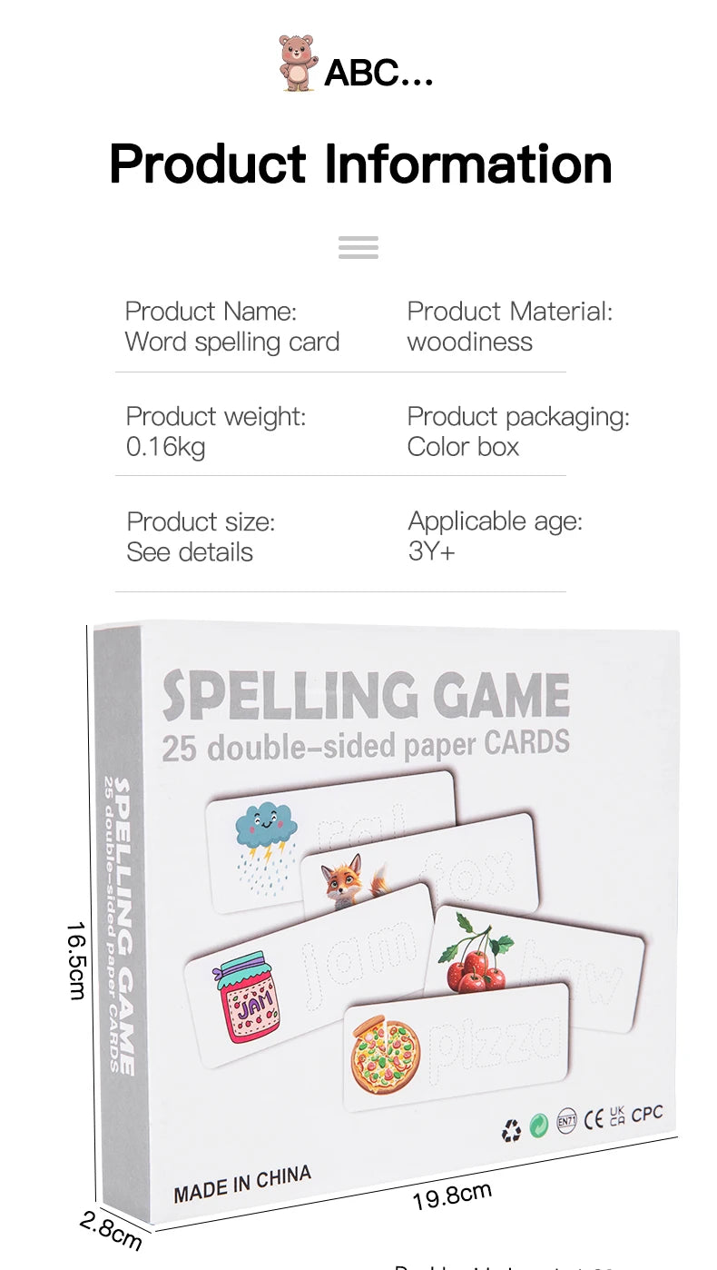 See & Spell Learning Puzzle