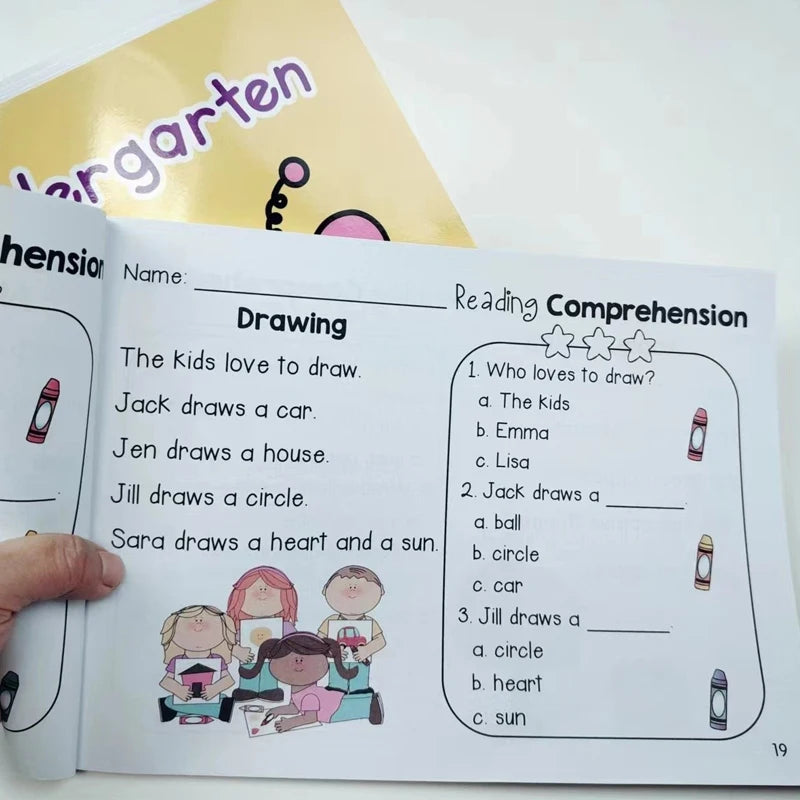 Reading Comprehension  Kindergarten Using Sentences Pictures and Questions