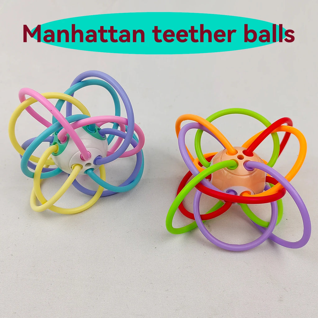 Teether grinding ball