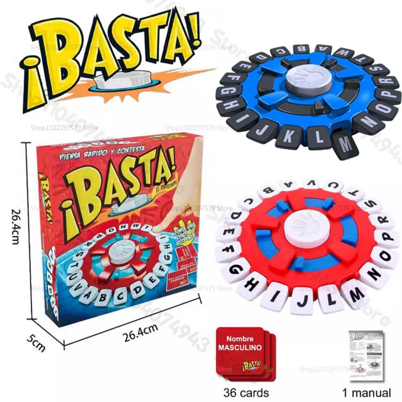 English or Spanish Crazy Alphabet Game