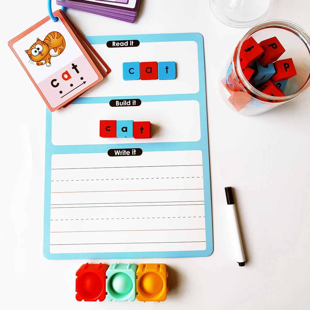 Magnetic Phonics Tiles Alphabet Set