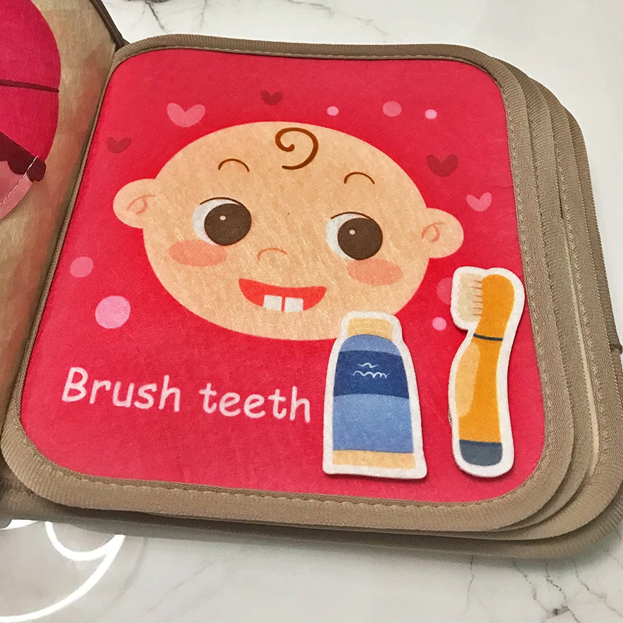 Early Education Interactive Cognitive Cloth Books
