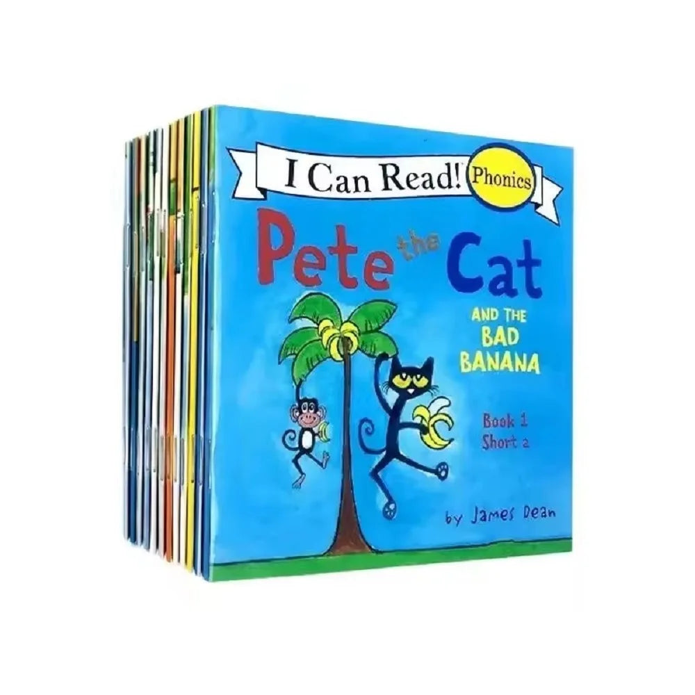 12 Books/Set I Can Read   "Pete The Cat" Picture Books