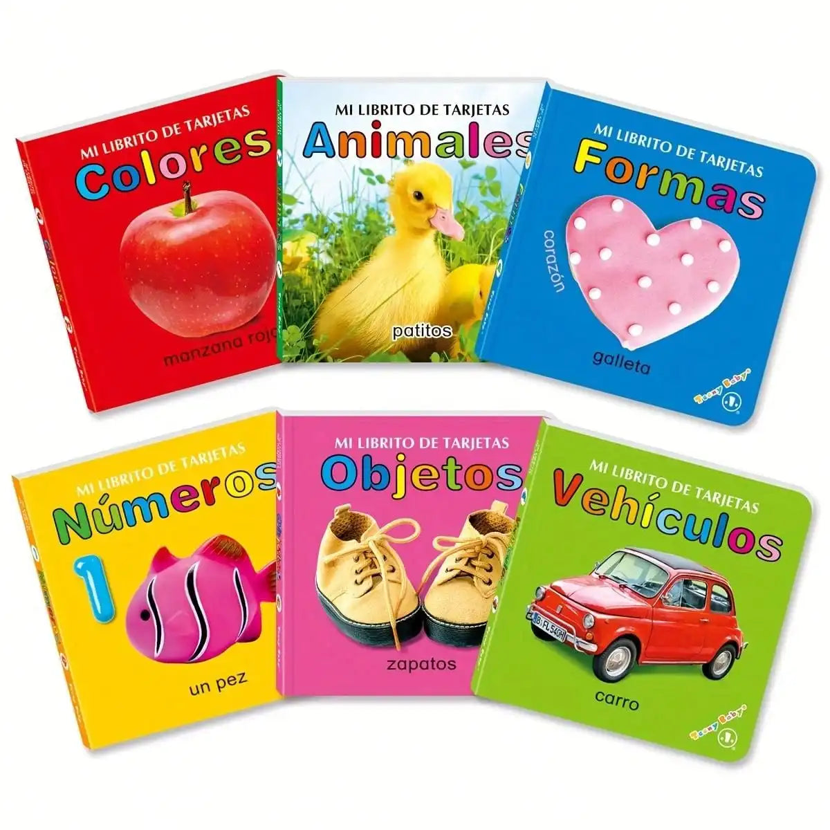 Colorful Pattern Card Board Books For Language DevelopmentI