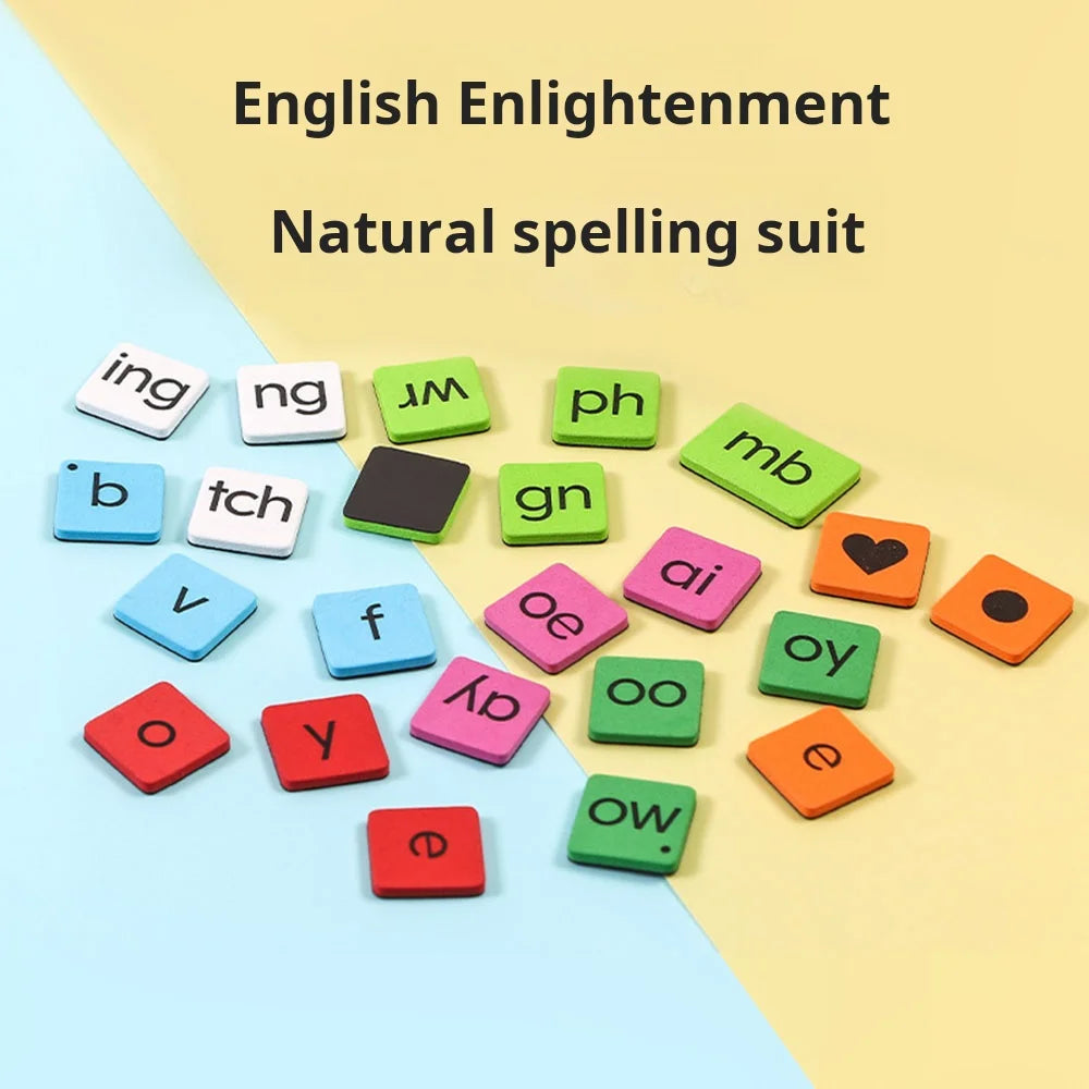 Magnetic Phonics Tiles Alphabet Set