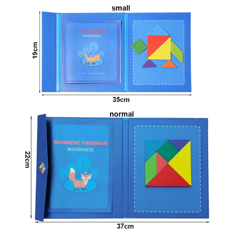 Magnetic Tangram Puzzle Book