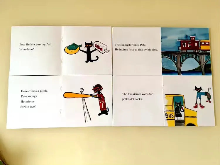 12 Books/Set I Can Read   "Pete The Cat" Picture Books