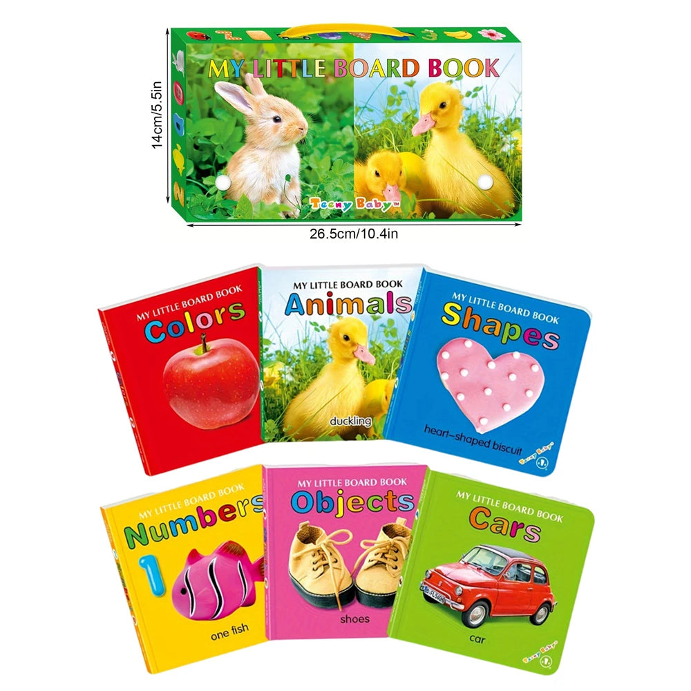Colorful Pattern Card Board Books For Language DevelopmentI