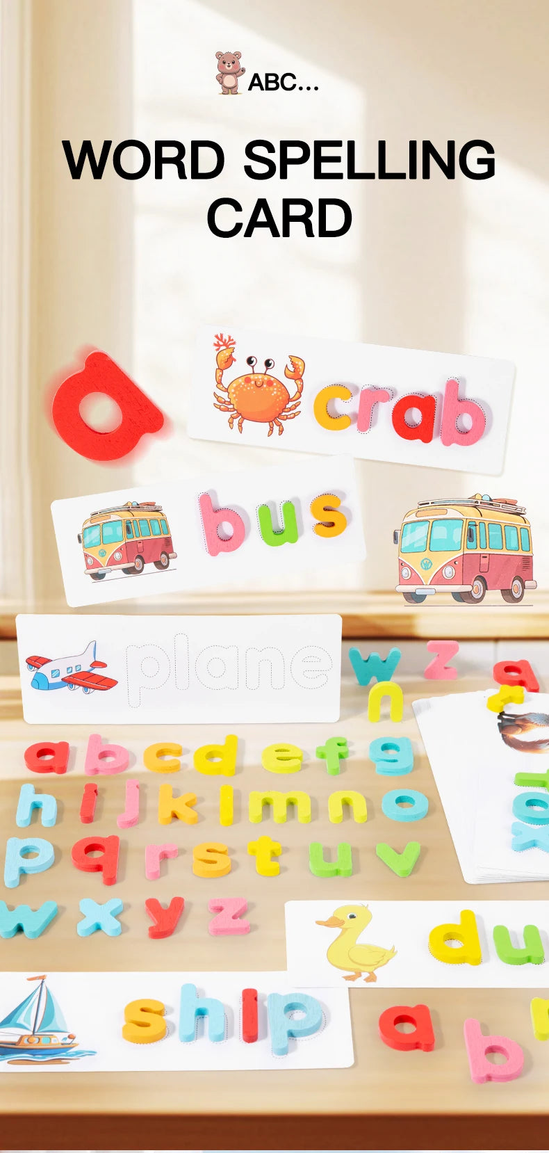 See & Spell Learning Puzzle