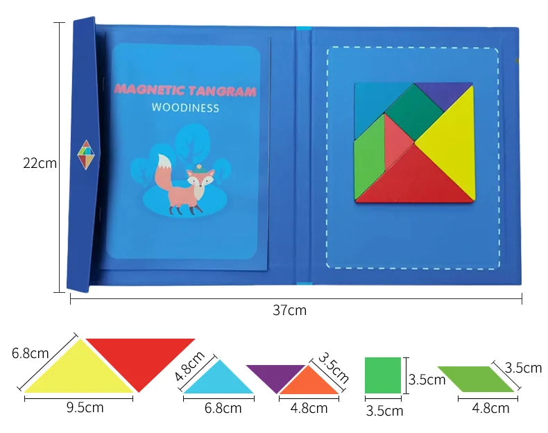 Magnetic Tangram Puzzle Book