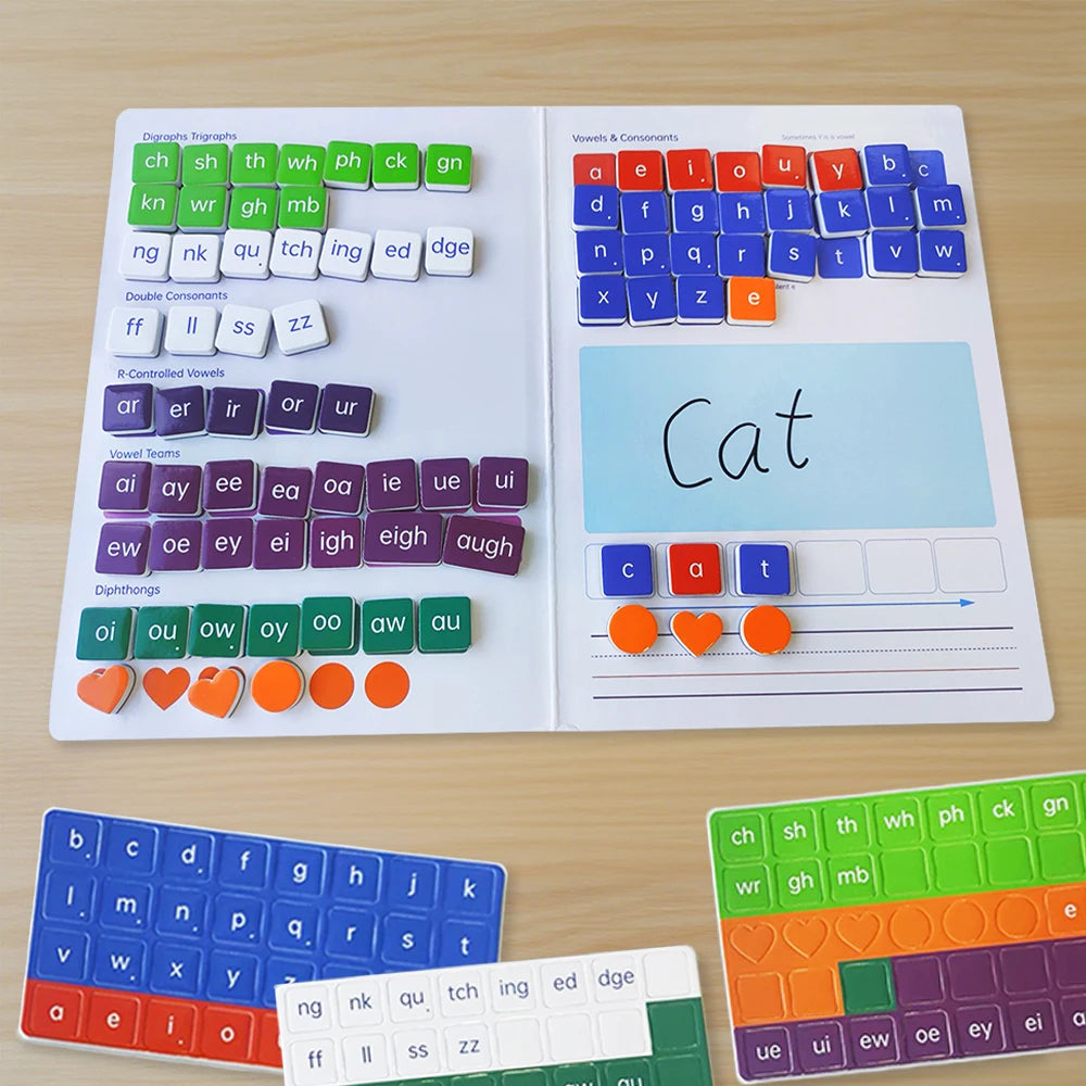 Magnetic Phonics Tiles Alphabet Set
