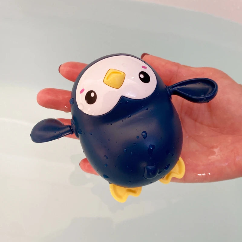 Baby Bath Toy = Duck Penguin Egg Water Spray