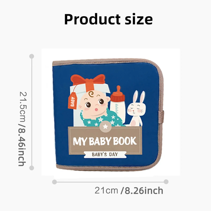 Early Education Interactive Cognitive Cloth Books